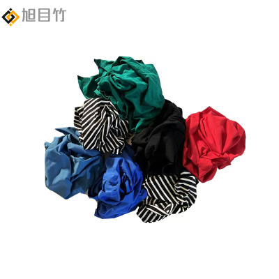 旭目竹 杂色不规则擦机布 25kg/包 包