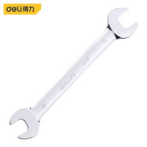 得力工具DL33324_镜面双开口扳手30x32mm(新VI)