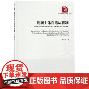 创新主体自适应机制--基于创新驱动系统演化下战略性新兴产