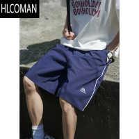 HLCOMAN@ 轻薄透气速干运动短裤男夏季日系宽松沙滩工装五分裤