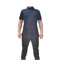 雅思威尔藏蓝色翻领工作套装YES1105套