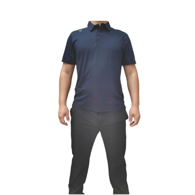 雅思威尔藏蓝色翻领工作套装YES1105套