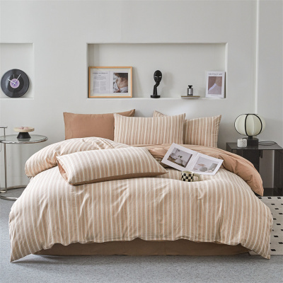 无印水洗全棉四件套