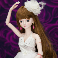 正品叶罗丽娃娃60厘米夜萝莉仙子精灵梦灵冰公主的衣服玩具人 芭蕾天使[1衣服1鞋子] 60厘米[官方正版,送梳妆6件套]