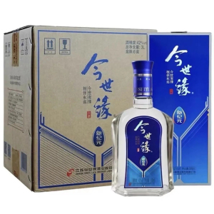 [蓝纪元整箱]今世缘 蓝新纪元 42度口粮白酒固态法浓香型酿造佳酿 整箱500ml*6瓶