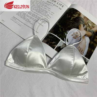 可莉允隐形性感无钢圈胸罩文胸女士防滑收副乳抹胸聚拢三角美背内衣裹胸抹胸