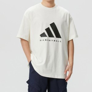 Adidas阿迪达斯男装新款运动服宽松透气跑步健身训练短袖T恤KB7560 ZP