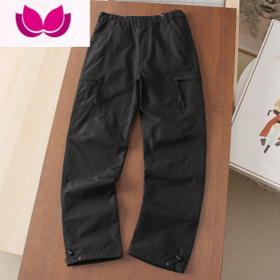 七斓冬款大码科技户外防风防水!男士工装多口袋直筒休闲长裤潮流