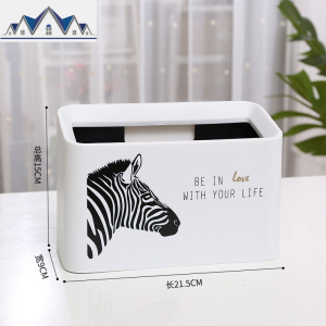 北欧简约桌面小垃圾桶无盖迷你桌上可爱家用卧室办公室少女小号筒 三维工匠