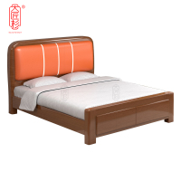 大匠杉 单人床实木床软包床 1200*2000mmDC382