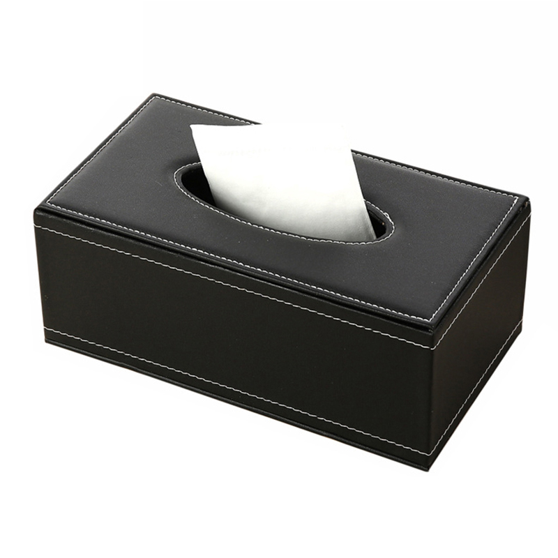 老房太太 抽纸盒纸巾盒 24*12.8*8.5cm 皮质皮革 收纳盒 餐巾纸盒 F64/个