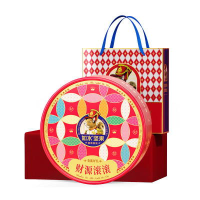 如水坚果 财源滚滚坚果贵族礼盒 980g
