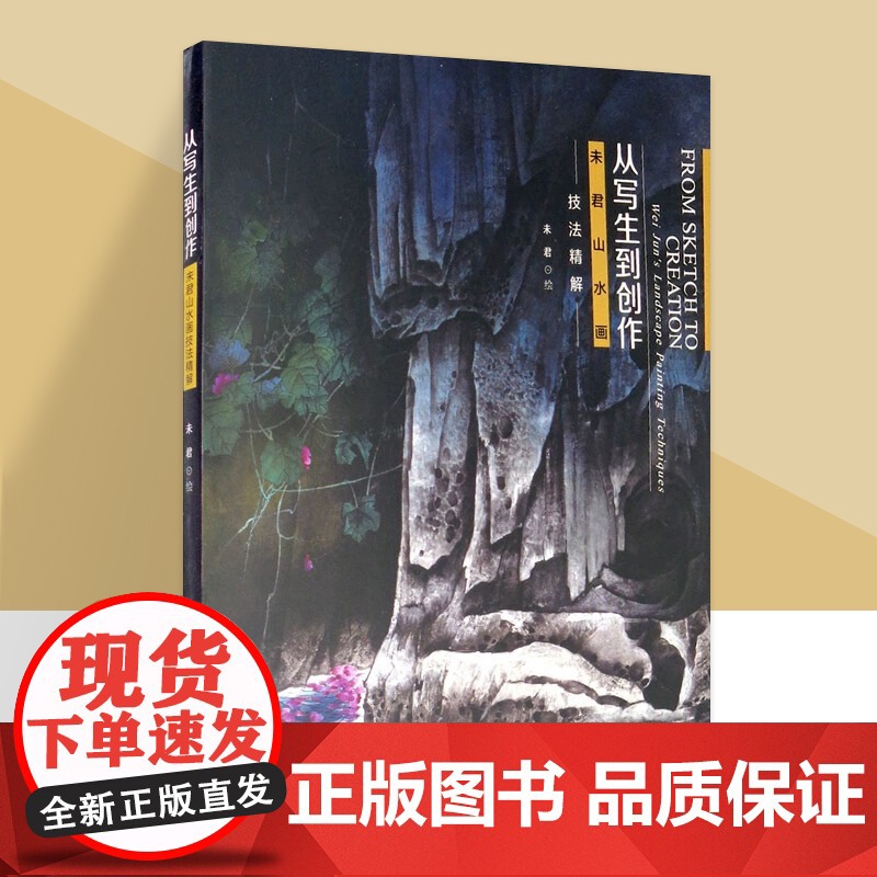 从写生到创作 未君山水画技法精解 国画山水风景写生创作技法实例教程 技法精解 取景构图 线描写生 初学写生绘画入门教程福
