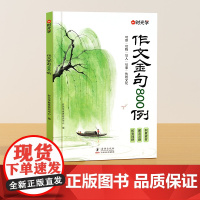 时光学作文金句八百例小学生作文800例好词好句好段优美句子积累大全三四五六年级语文同步写作技巧方法高分句段落素材积累范文