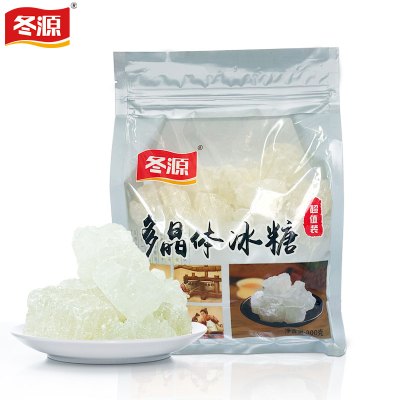 冬源冰糖老冰糖多晶体冰糖白冰糖厨房烹饪烘焙用糖糖水食糖白糖900g