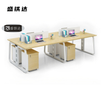 盛铁达 4人办公桌含柜 2400*1200*750mm STD-XTBG34 张