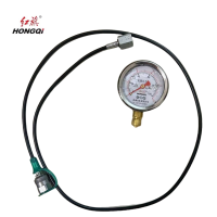红旗 耐震压力表YTN60 压力值需备注(含2米测试软管) 块