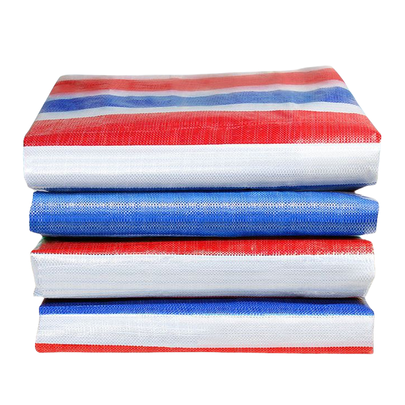 区南 彩条布 三色防水布 加厚6*50m 卷