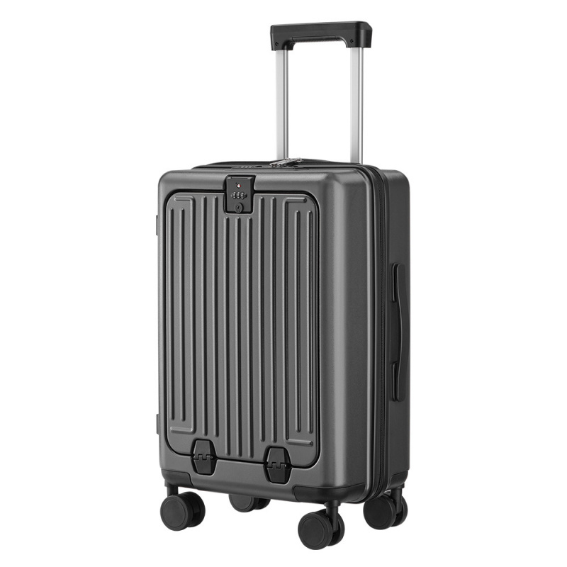 前开口多功能行李箱新款20寸登机箱防摔耐磨24寸万向轮旅行箱