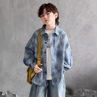 儿童装男童外套春秋款2026新款中大童春季男孩酷帅衣服衬衫春装潮