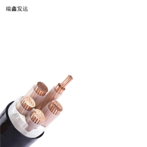 瑞鑫发达 铜芯铠装电力电缆4*4+1*2.5 YJV22 米