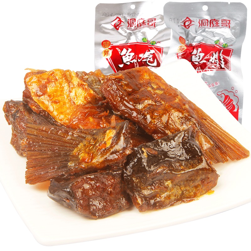 洞庭哥香辣鱼排15g*20包(香辣鱼排)即食香辣鱼尾巴休闲零食小吃湖南