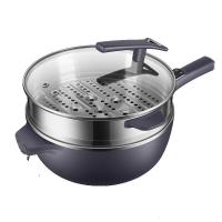 苏泊尔(SUPOR)电炒锅 电蒸锅 电煮锅 家用多功能 蒸煮炒菜电热锅 5升多用途锅 CD32A805配蒸屉