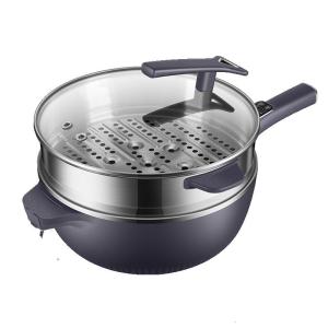 苏泊尔(SUPOR)电炒锅 电蒸锅 电煮锅 家用多功能 蒸煮炒菜电热锅 5升多用途锅 CD32A805配蒸屉
