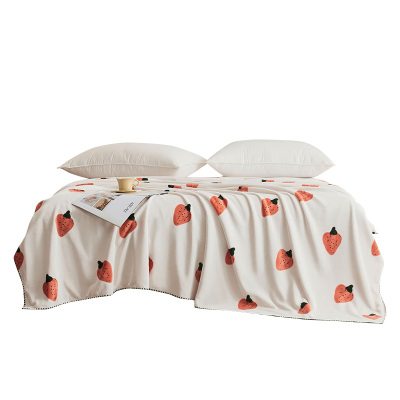 天琴毛毯150*200cm柔软舒适贴身亲肤甜心庄园TQ-B123