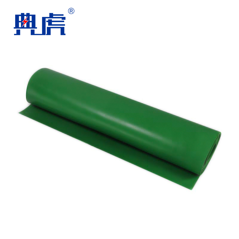 典虎 绝缘橡胶板 绿色8mm*1m*10m 卷