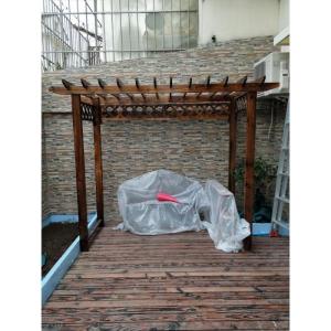 防腐木屋凉亭葡萄架实木花园爬藤架花架户外家具庭院桌椅