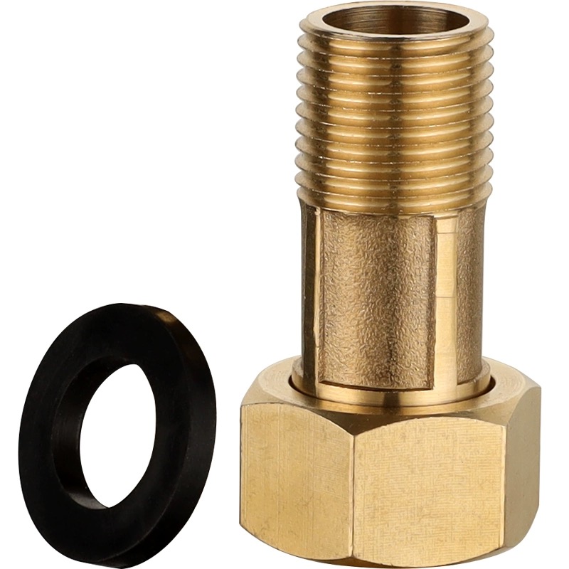 禾润泽 铜水表活接头 6分 对