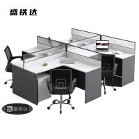 盛铁达 T型四人位3000*2800*1100mm STD-XXZ56 张