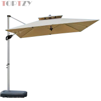 探在途 TZT5072109 户外遮阳伞庭院伞别墅露天花园罗马伞 2.2米 钛钢款