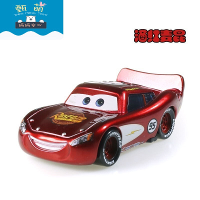 汽车赛车总动员闪电麦昆稀有版本组合套装合金小汽车模型酒红色麦昆