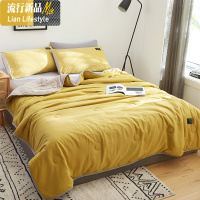 空调被夏凉被薄款夏季被子春秋被芯双人儿童水洗棉夏被单人可机洗 三维工匠