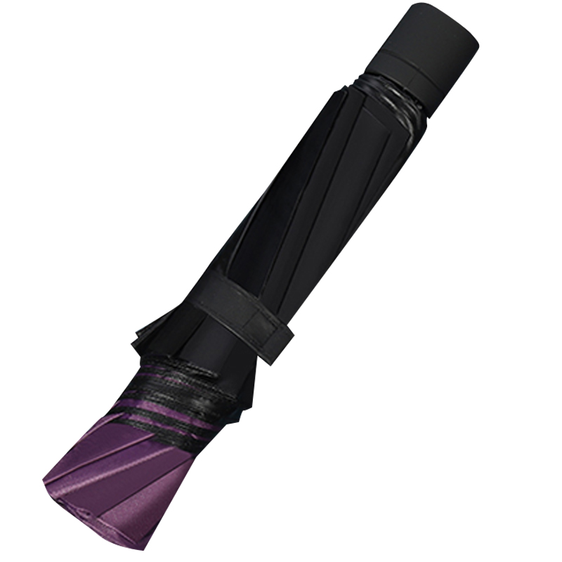 手动钢骨伞架 黑胶布 橡胶漆手柄YF-S2021026 晴雨两用伞