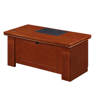 慧采云 办公家具办公桌经理桌职员桌实木贴皮油漆老板桌1.6m