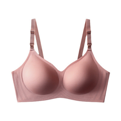 哺乳文胸高端防下垂聚拢美夏季薄款背母乳期孕妇哺乳内衣婧麒