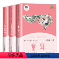 [人教版]六年级上册快乐读书吧全3册 [正版]人教版童年 爱的教育小英雄雨来高尔基六年级上下册曹文轩主编课外书全3册人教