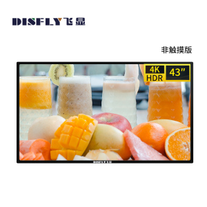 飞显 43英寸室内壁挂广告机液晶显示屏非触摸版 FX-LHD43B4 1台