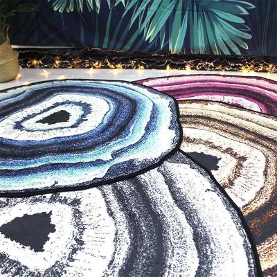 美帮汇卧室地毯圆形少女心房间装饰北欧ins风现代简约创意客厅家用