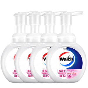 威露士(Walch)泡沫洗手液倍柔滋润225ml×4瓶