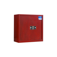 阿拉贡保密柜财务档案柜文件柜办公室资料储物柜保险柜矮柜红木纹-电子密码锁