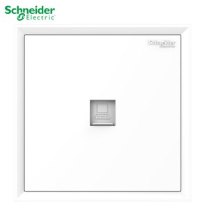 施耐德电气 开关插座 皓朗清雅白色 插座 86型插座面板 家用墙壁式 五孔一开弱电插座 开关 空调插座 带USB电源插座