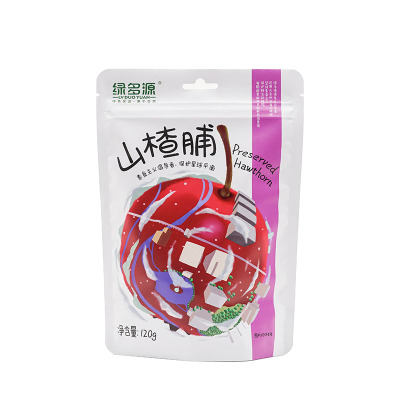 绿多源宁夏山楂脯120g/袋蜜饯果脯休闲零食小包装袋好携带