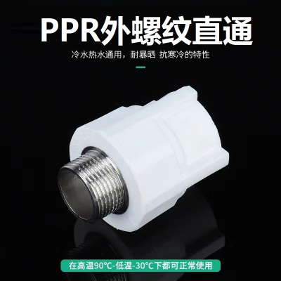 盛京联硕 PPR外螺纹直接 PPR20 螺纹外径(4分) 个