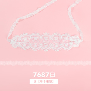 霏慕(Fee et moi)女式情趣睡衣情趣内衣配件性感透视蕾丝飘带仙女眼罩7687