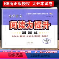 [正版]2024新版小学语文阅读力提升周周练六年级下册阅读素养力提升小学生6年级课堂同步提优训练专项思维训练阅读理解专