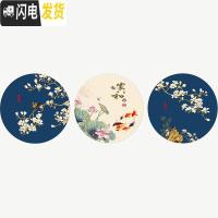 三维工匠2019小幅古风十字绣简单大气古典古代客厅小件秀自己手 [高端棉线][花开富贵一小版45*45CM][三股线绣]